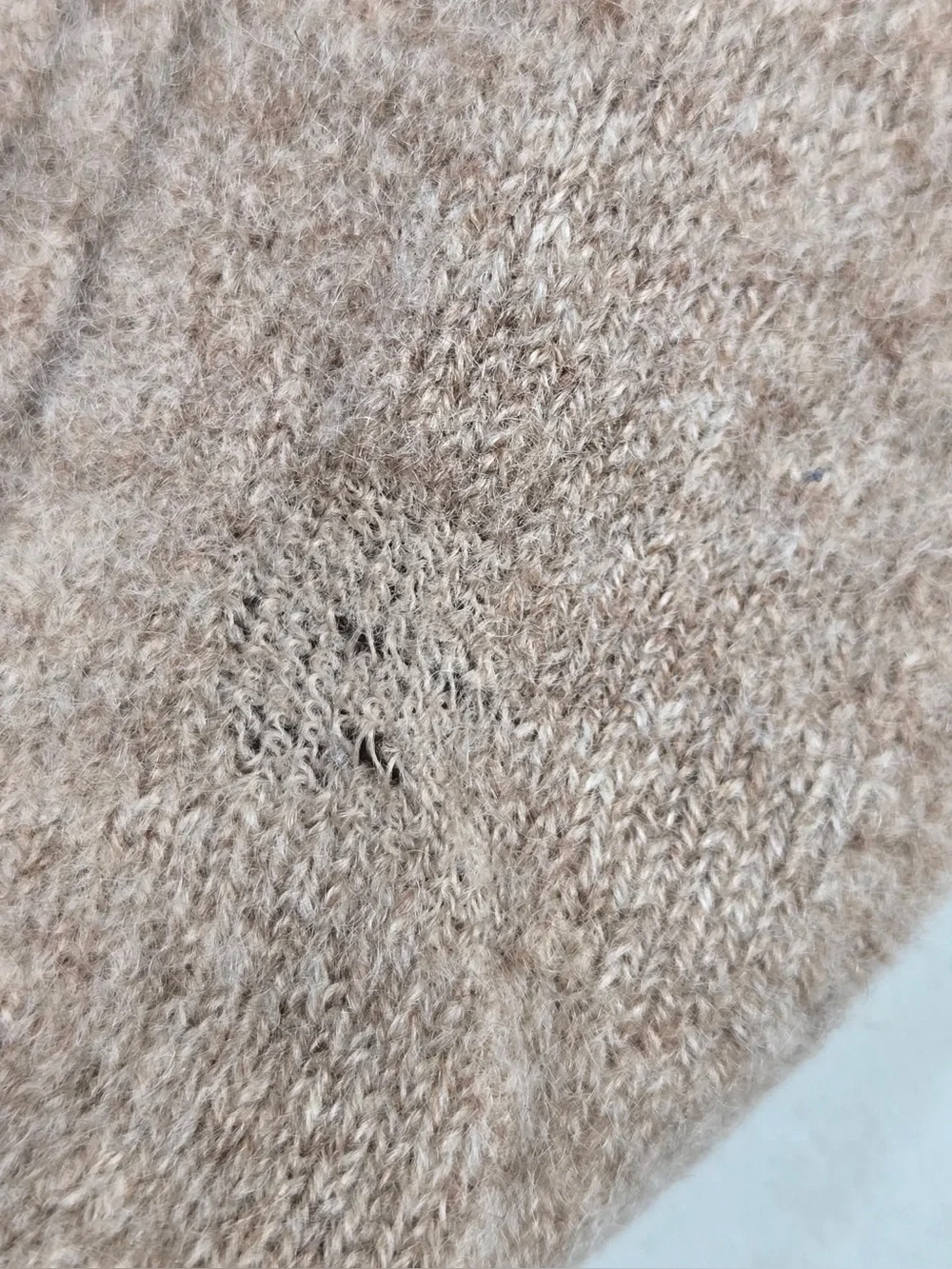 QUINCE Mongolian Cashmere Slouch Sock XS/Small Oatmeal 0852